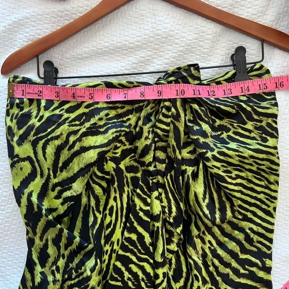 GANNI Green Printed Skirt - Picture 11 of 16